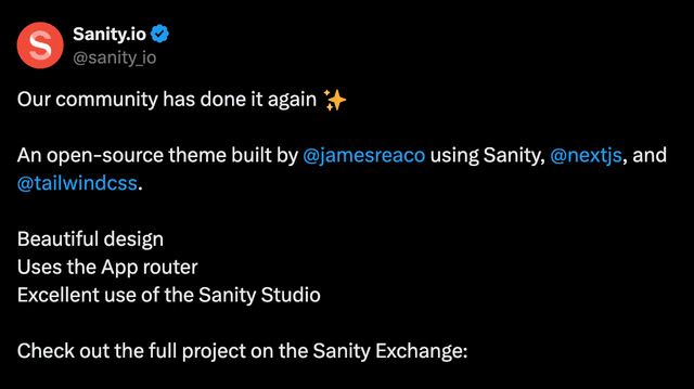 Shoutout by Sanity